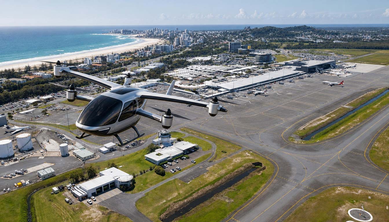Tullamarine Freeway delays keep airport eVTOL on Melbourne agenda