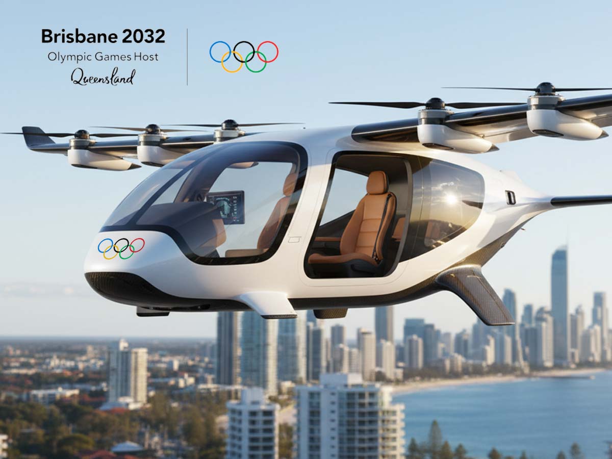 Concept map of Olympic transport routes between Brisbane and Melbourne