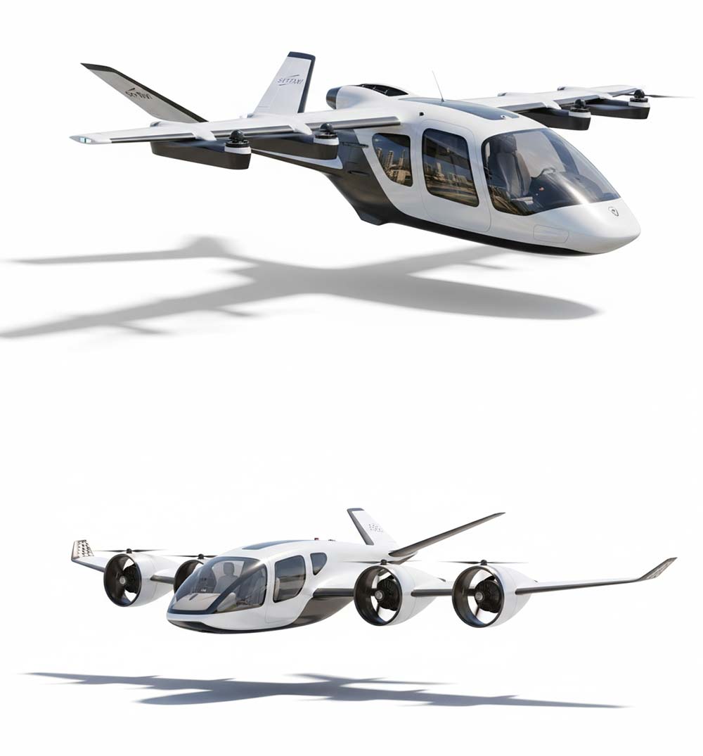 Future air mobility concept for the Melbourne